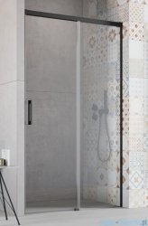 Radaway Idea Black Dwj drzwi wnękowe 100cm prawe czarny mat/szkło przejrzyste 387014-54-01R