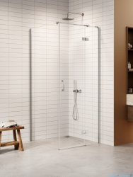 New Trendy Nesta kabina 100x90x200 cm prawa wspornik równoległy przejrzyste K-3640