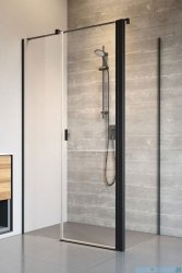 Radaway Nes Black Kds II kabina 90x100cm lewa czarny mat/szkło przejrzyste 10033090-54-01L/10040100-54-01
