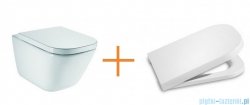 Roca Gap Rimless Miska wc wisząca+deska wolnoopadająca A34647L000/A801472006