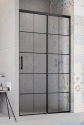 Radaway Idea Black Dwj Factory Drzwi wnękowe 140cm prawa czarny mat/szkło przejrzyste 387018-54-55R