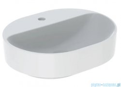 Geberit VariForm Umywalka owalna z półką, bez przelewu 50x40cm KeraTect 500.776.00.2