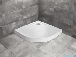 Radaway Doros A Compact Stone  brodzik półokrągły 90x90cm biały SDRA9090-05-04S