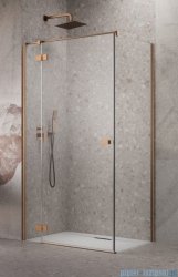 Radaway Essenza Kdj Brushed Copper kabina 110x70cm lewa szczotkowana miedź 1385041-93-01L/1384048-01-01