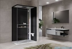 Novellini Glax 2 2.0 kabina masażowo-parowa 120x80 prawa biała  G222P129DT5-1UH