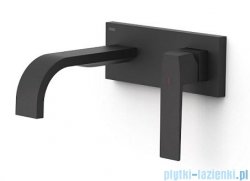 Tres SLIM EXCLUSIVE Bateria umywalkowa podtynkowa czarny mat 20230013NM