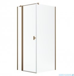 Radaway Nes Kdj II Brushed Copper kabina 110x75cm lewa szczotkowana miedź 10032110-93-01L/10039075-01-01