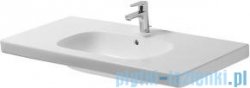 Duravit D-Code umywalka meblowa z przelewem z trzema otworami na baterię 1050x480 mm 034210 00 302