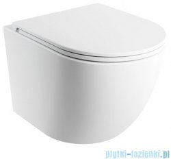 Omnires Ottawa Silent Power™ miska WC wisząca + deska wolnoopadająca biały mat OTTAWASPMWBM