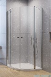 Radaway Eos PDD II kabina półokrągła 80x100 przejrzyste 13799470-01L/13799472-01R