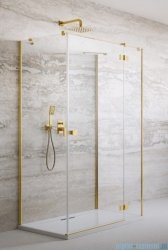 Radaway Essenza Gold Kdj+S kabina 75x120x75cm prawa złoty połysk szkło przejrzyste 1384049-01-01/1385024-09-01R/1384049-01-01