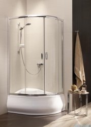 Radaway Premium Plus A Kabina półokrągła 90x90 wysokość 170cm szkło grafitowe 30401-01-05N