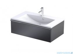 Oristo Etna Konsola podumywalkowa wisząca 80x45x25 czarny mat OR52-SD1S-80-8