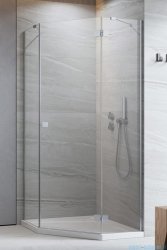 Radaway Essenza Ptj kabina pięciokątna 100x100cm prawa szkło przejrzyste 1385010-01-01R/1385051-01-01
