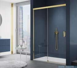 SanSwiss Cadura Gold Line drzwi przesuwne 100cm jednoskrzydłowe lewe z polem stałym CAS2G1001207