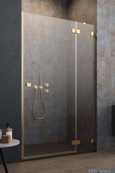 Radaway Essenza Pro Gold Dwj drzwi wnękowe 120cm prawe złoty połysk/szkło przejrzyste 10099120-09-01R