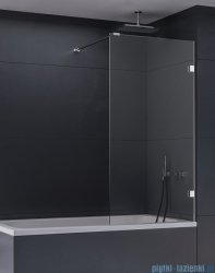 New Trendy Eventa Parawan nawannowy 90x150 cm z wspornikiem prostopadłym przejrzyste EXK-6997-WP