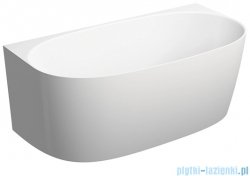Omnires Valencia M+ wanna przyścienna 148x77 cm biały połysk VALENCIA148WPBP