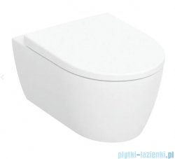 Geberit iCon Zestaw miski wiszącej Rimfree z deską wolnoopadającą 501664001