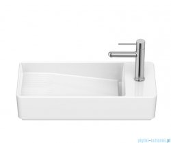 Roca Tura umywalka ścienna/meblowa 55 x 27 cm z otworem na baterie biała A327692000