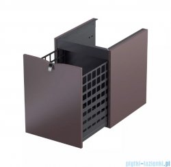 Oristo Siena szafka niska z koszem 40x50x45cm mokka mat OR45-SN1S-40-21