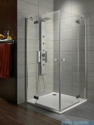 Radaway Kabina prysznicowa Almatea Kdd 100x80 szkło grafitowe + brodzik Doros D + syfon 32180-01-05N