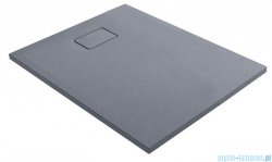 Oltens Bergytan brodzik prostokątny 140x90 cm RockSurface szary beton 15107700
