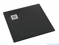 Schedpol Kalait Black Stone brodzik kwadratowy + syfon 100x100cm 3.3102/C/ST-M2