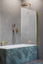 Radaway Nes Pnd I Brushed Gold parawan nawannowy 110cm prawy szczotkowane złoto 10010110-99-01R