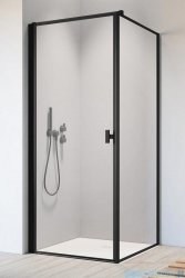 Radaway Nes 8 Black Kdj I Frame kabina 90x100cm lewa czarny mat/szkło przejrzyste 110072090-54-56L/10089100-54-56