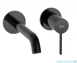 Roca ONA bateria umywalkowa podtynkowa ścienna Titanium Black EVERLUX-PVD A5A359ECN0