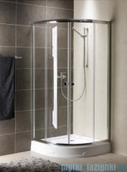 Radaway Premium A Kabina półokrągła 80x80x190 szkło przejrzyste 30413-01-01