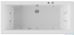 Riho Lugo 200x90cm wanna prostokątna z hydromasażem Pneumatic prawa + nogi + syfon BT06-PNE-P