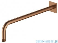 Omnires ramię ścienne deszczownicy L=400 mm miedź szczotkowana RA01C/KCPB