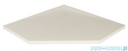 New Trendy Nex Shade brodzik konglomeratowy pięciokątny 90x90x3,5 cm beżowy B-0483