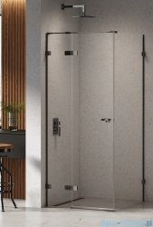 New Trendy Eventa Black Chrome kabina prysznicowa prostokątna 80x70x200 cm lewa przejrzyste czarny połysk EXK-6145