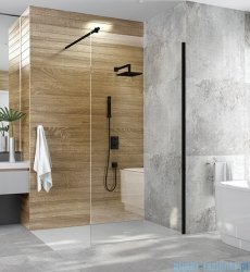 Sanplast Space Wall P/SPACEWALL-XL kabina walk-in 90x228 cm czarny matowy 600-320-3130-59-401