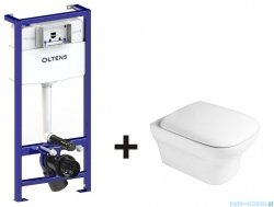 Oltens zestaw podtynkowy stelaż + miska Gulfoss SmartClean z deską wolnoopadającą 50001000/42508000