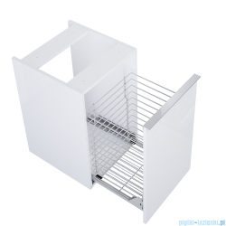 Elita Look komoda z koszem cargo 40x63x45cm biały połysk 167309