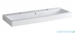 Geberit iCon Umywalka wisząca z dwoma otworami z przelewem 120x48 cm 124020000