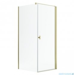 Radaway Nes Kdj I Gold kabina 80x100cm prawa złoty połysk 10022080-09-01R/10039100-01-01