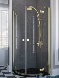Radaway Almatea PDD E GOLD kabina półokrągła 90x80 szkło brązowe 30532-09-08N