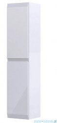 Oristo Brylant szafka boczna wysoka 35x160x32cm biały połysk OR36-SB2D-35-1-V3