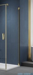 SanSwiss Cadura Gold Line ścianka boczna 80x200cm profile złote CAT10801207