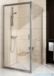 Ravak Blix BLPS ścianka boczna stała 100cm aluminium transparent Anticalc 9BHA0C00Z1