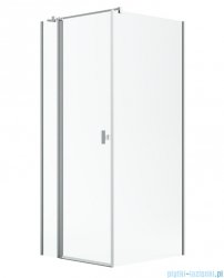 Radaway Nes Kdj II Brushed Nickel kabina 120x80cm lewa szczotkowany nikiel 10032120-91-01L/10039080-01-01