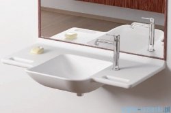 Marmorin Uni Umywalka wisząca bez otworu 85cm biała 550085020010