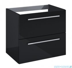 Roca Kwadro szafka 60x38x53 cm czarny połysk A857969351