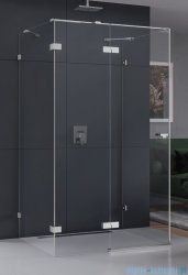 New Trendy Eventa kabina prysznicowa przyścienna 100x80x200 cm przejrzyste Lewa EXK-4583