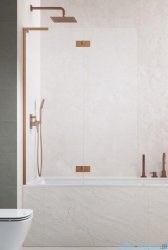 Radaway Essenza 8 SL Brushed Copper PND II parawan nawannowy 110cm lewy szczotkowana miedź/przejrzyste 10500110-93-01L